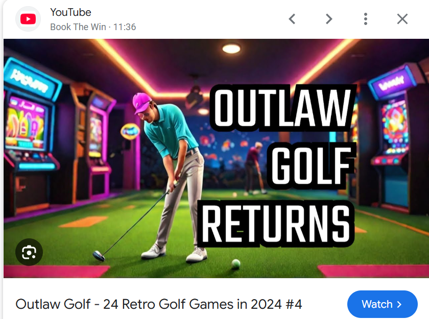 Outlaw Golf Returns Video Pic